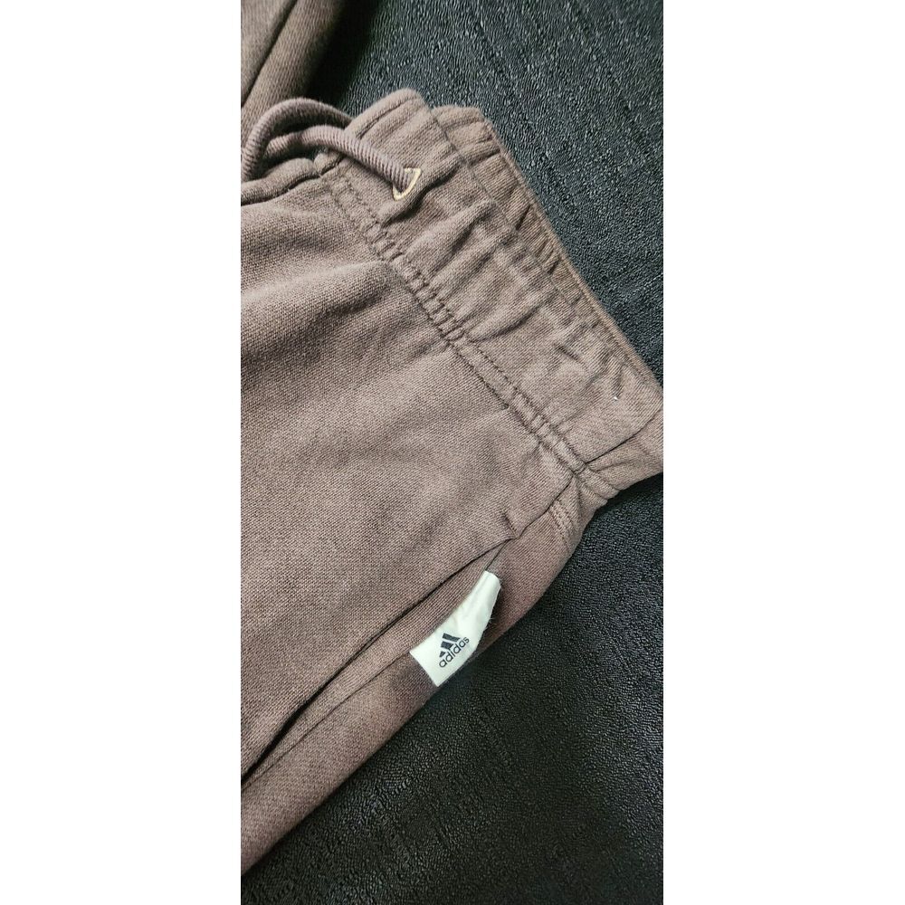 Adidas Women's Brown Slim Long Joggers Size XS Logo Drawstring Lightweight EUC - Picture 3 of 10